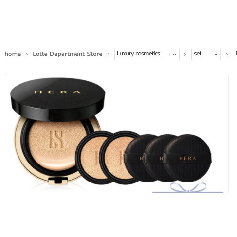 MBC Phấn nước Hera Black SPF34/ PA++/ UV Mist Cover SPF50+ PA+++/Black cushion new layerless matte | BigBuy360 - bigbuy360.vn