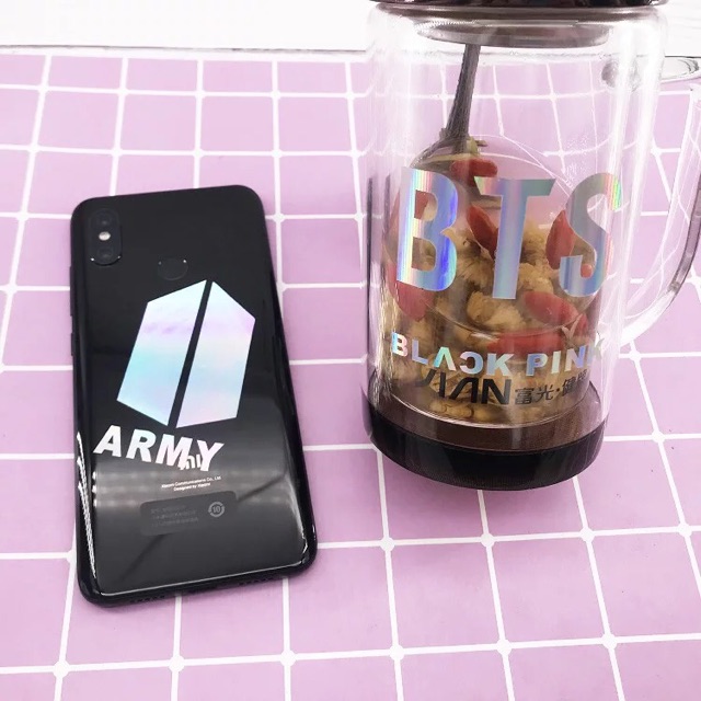 Sticker Hologram BTS ARMY V JUNGKOOK JIMIN SUGA JHOPE RM JIN