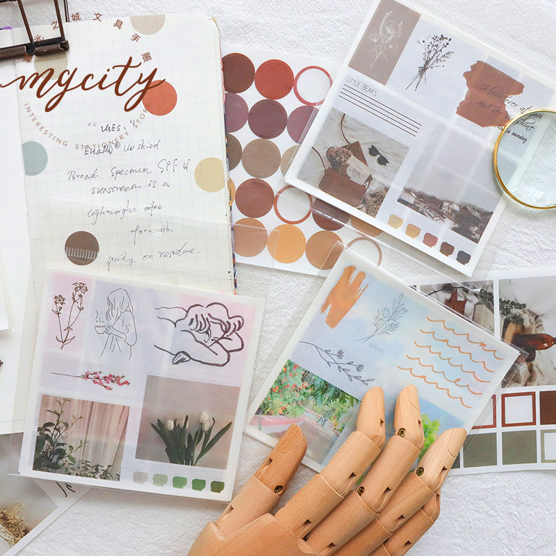 Miếng Dán Trang Trí Diy Phong Cách Hàn Quốc