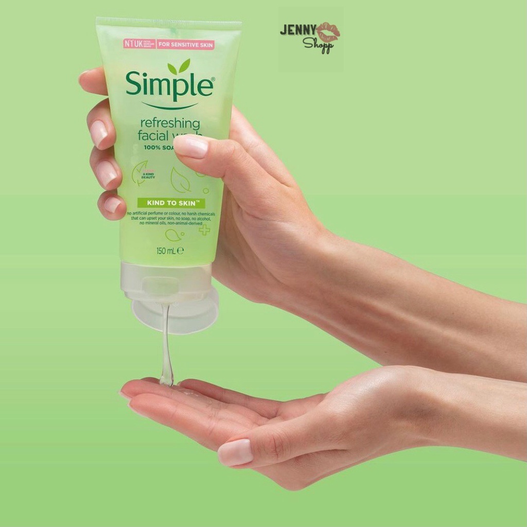 Dòng Sữa Rửa Mặt Simple 150ml