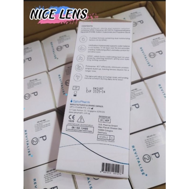 Nước ngâm kính áp tròng P2 Revitalize 360ml