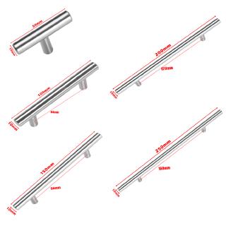 NEC-ZANLY  1pc Stainless Steel T-Bar Handle Pull Cabinet Cupboard Drawe Handle Pull