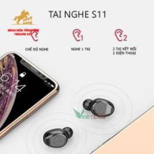 ️🥇Top 1 Tai Nghe️🥇Tai Nghe Bluetooth True Wireless Amoi F9 - 4800, Kiêm Sạc Dự Phòng Đồng Hồ Hiện Thị % Pin