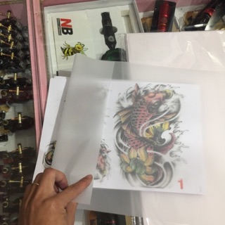 Giấy thiết kế hình xăm A3 cắt sẵn 100 tờ