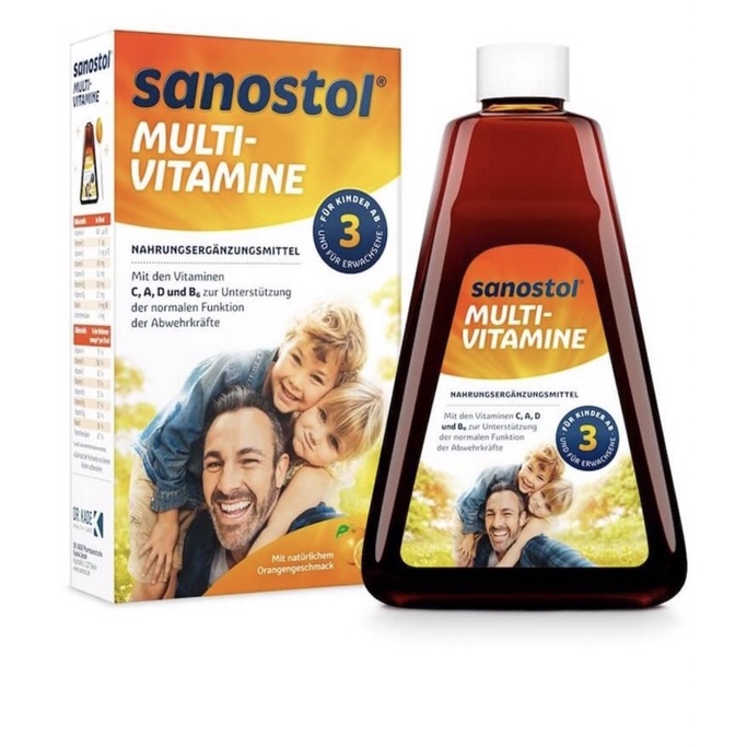 Siro Sanostol Cho bé Biếng ăn số 3 chai 460ml