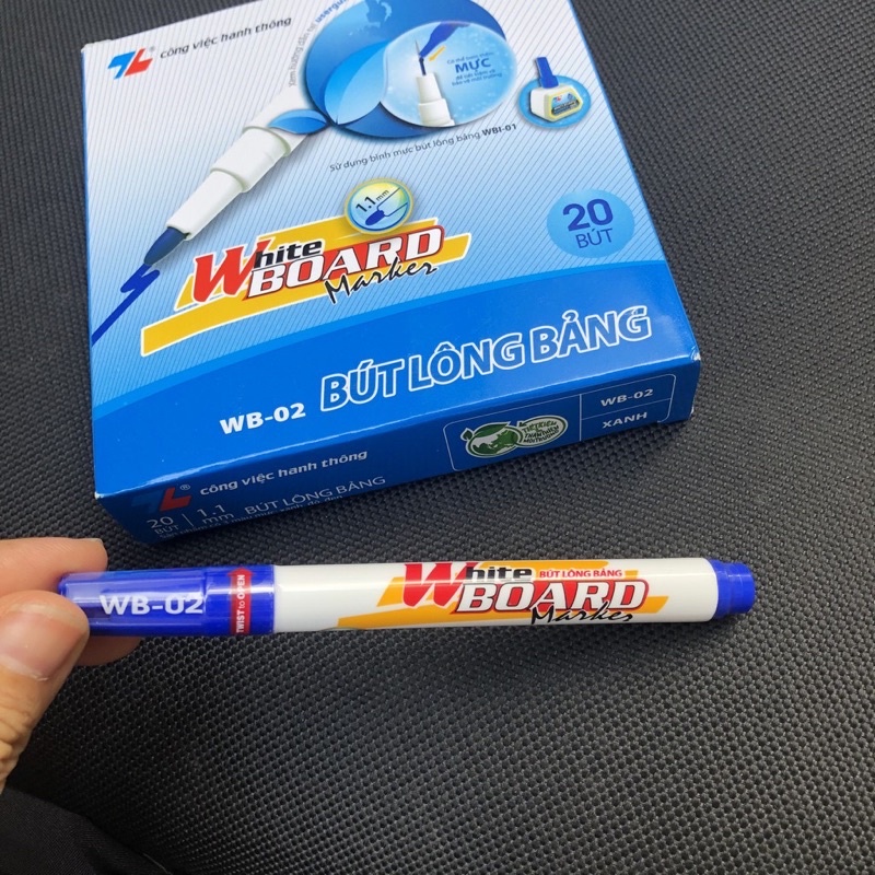 Bút lông bảng trắng Thiên Long WB02 loại nhỏ dùng cho học sinh( cam kết hàng chuẩn công ty)