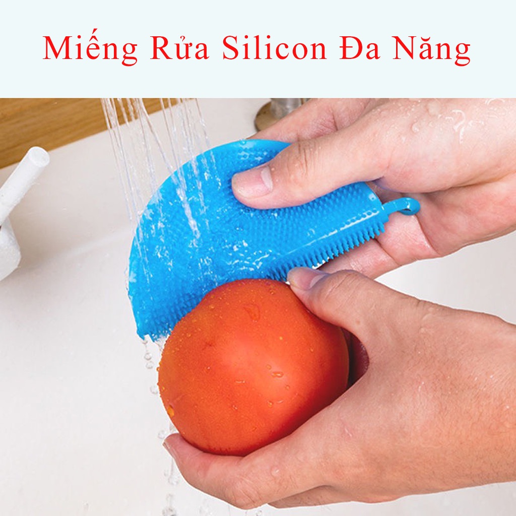 [Giá Sỉ]Miếng Rửa Chén Bát Silicon Đa Năng Siêu Sạch Siêu Tiện Lợi MSI01