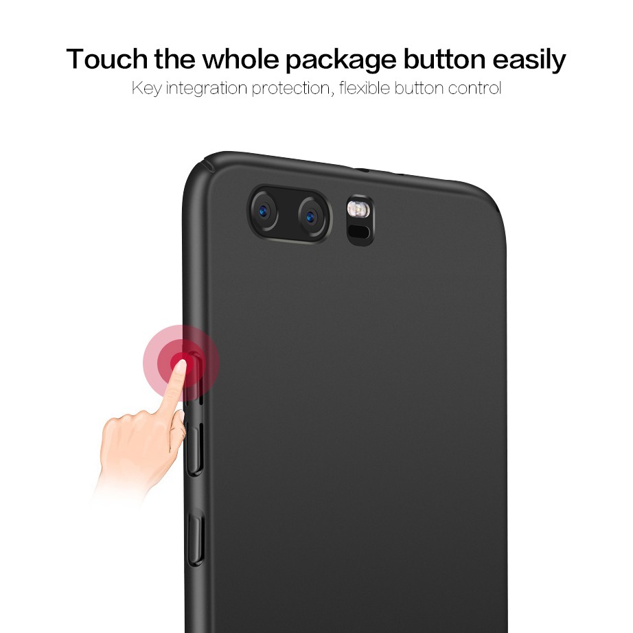 Ốp lưng Huawei P10 Plus nhựa cứng màu phủ nhung mịn