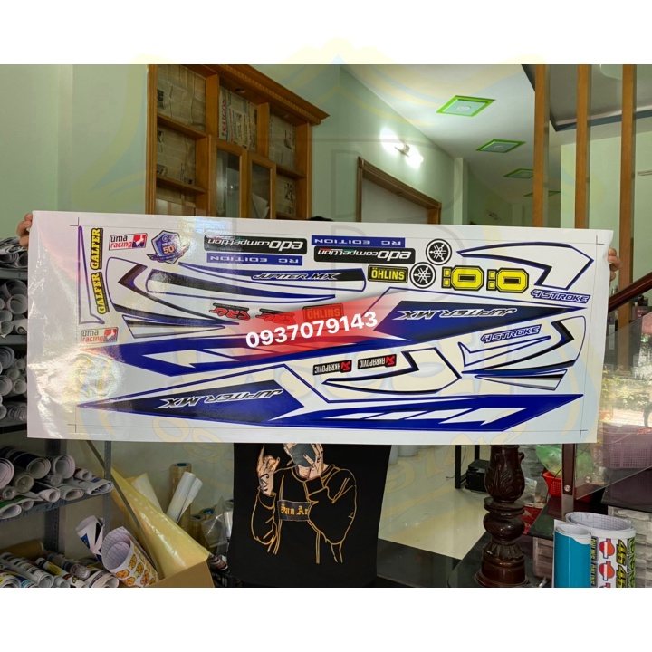 Tem jupiter mx xanh đen