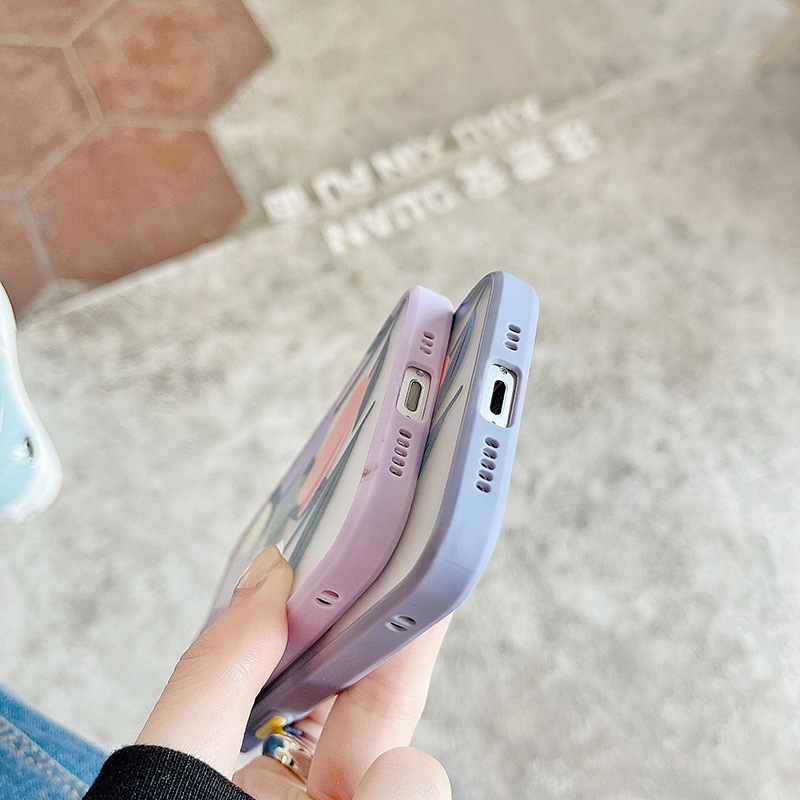 Ốp Lưng Chống Sốc In Hình Hoa Tulip Cho Iphone 11 Pro Max Xr / Xs / X 7 8 Plus 6 6s | BigBuy360 - bigbuy360.vn