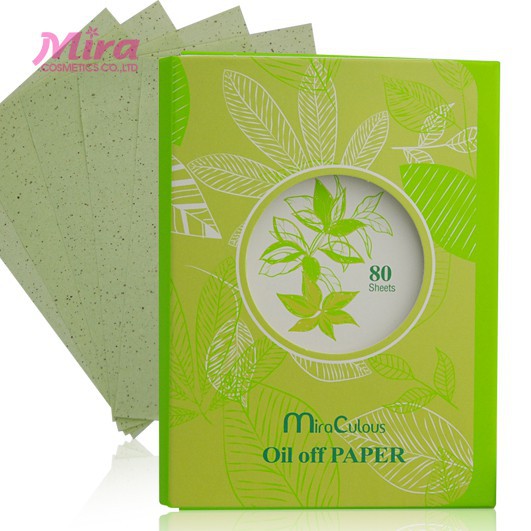 Giấy thấm dầu tinh chất trà xanh Mira Culous Oil Off Paper hàng chính hãng Hàn Quốc 80 tờ | BigBuy360 - bigbuy360.vn