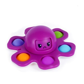 đồ chơi pop it bạch tuộc cảm xúc con xoay