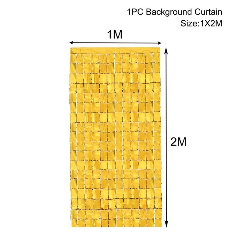Rèm Lá Kim Tuyến Lấp Lánh Độc Đáo Trang Trí Tiệc Sinh Nhật/ Tiệc Cưới