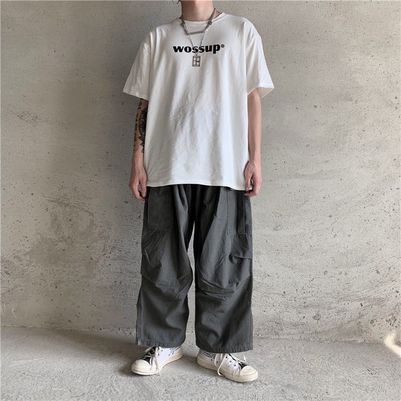 Áo thun tay lỡ Unisex NEKOSG, áo phông form rộng HT39