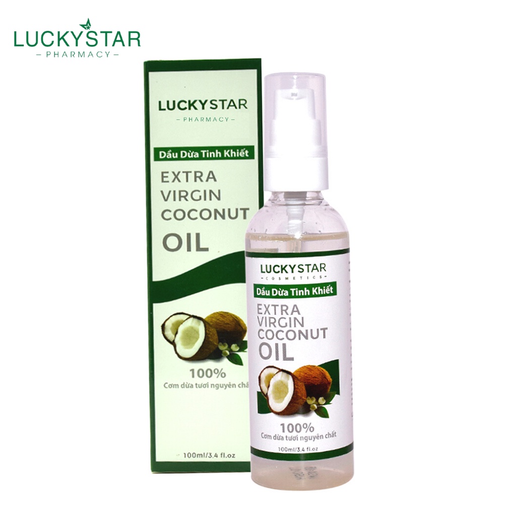 Dầu Dừa Nguyên Chất Lucky Star (100ml)