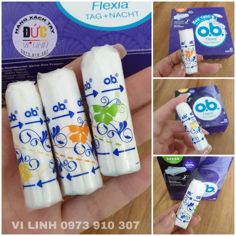 TAMPON OB JESSA ĐỨC BÁN LẺ 1C 8C 10C (hàng Đức đủ Bill)