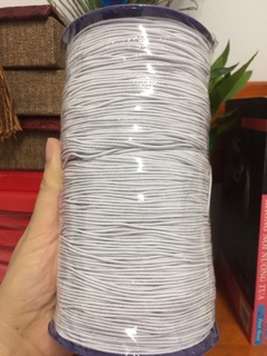 Combo 20m dây thun trắng đen đỏ nâu giá sỉ