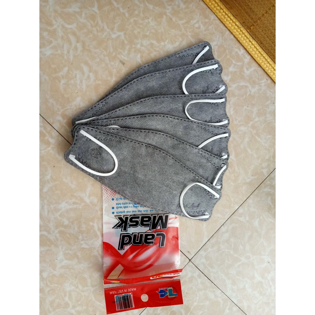 Khẩu Trang 3D Land Mask Cao Cấp Túi 6 Cái