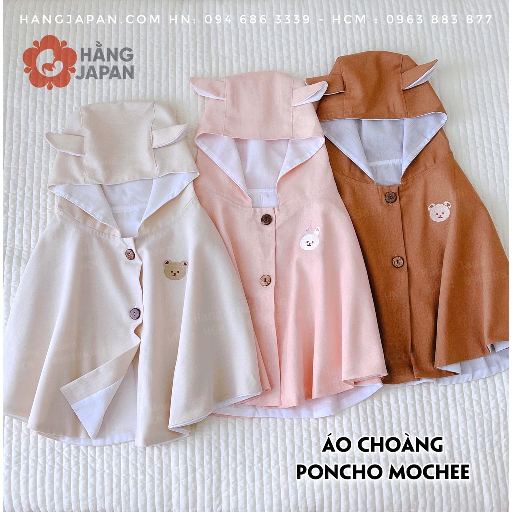 Áo choàng poncho mochee cho bé 2 đến 4 tuổi - ảnh sản phẩm 1