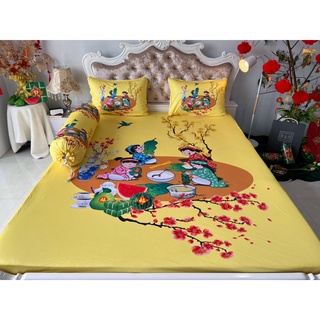 Bộ drap thun lạnh ý 5D cao cấp MS 320
