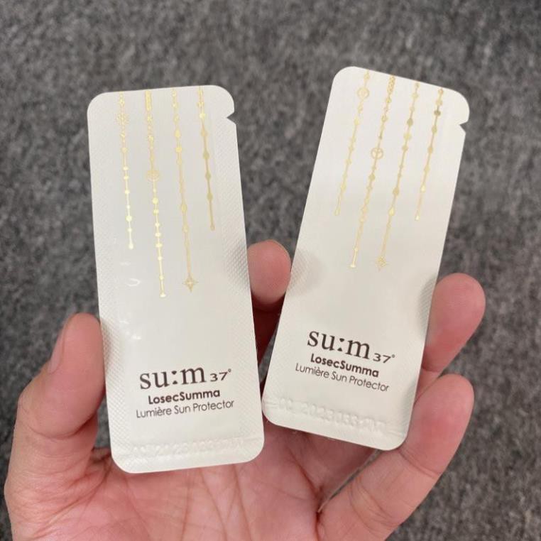 Combo 10 gói kem chống nắng chứa vàng siêu thích Sumlosec SPF 50+/PA++++