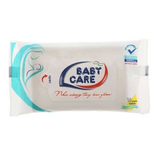 Khăn ướt baby care không mùi gói 10 miếng