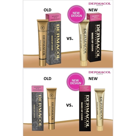 (Mẫu 2022)Kem Nền, Kem Che Khuyết Điểm Lâu Trôi, Che Hình Xăm Dermacol Make up Cover 30g