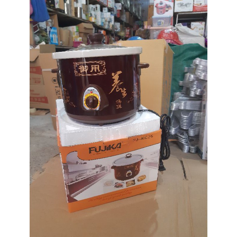 Nồi kho cá hầm chậm 2.5 lít Fujka