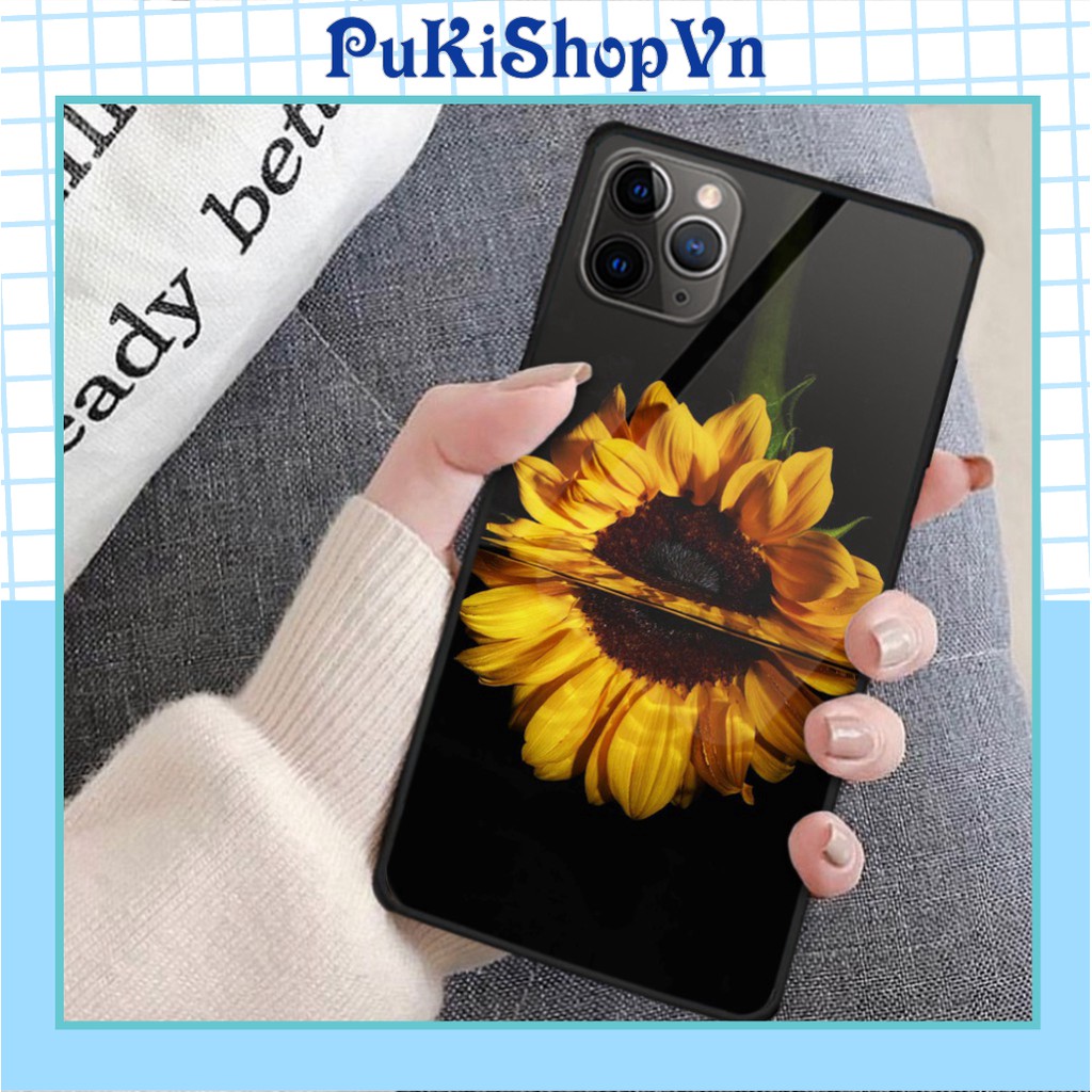 ỐP IPHONE, SAMSUNG TRÁNG GƯƠNG HÌNH HOA HƯỚNG DƯƠNG 5 SP181237 - PUKISHOPVN