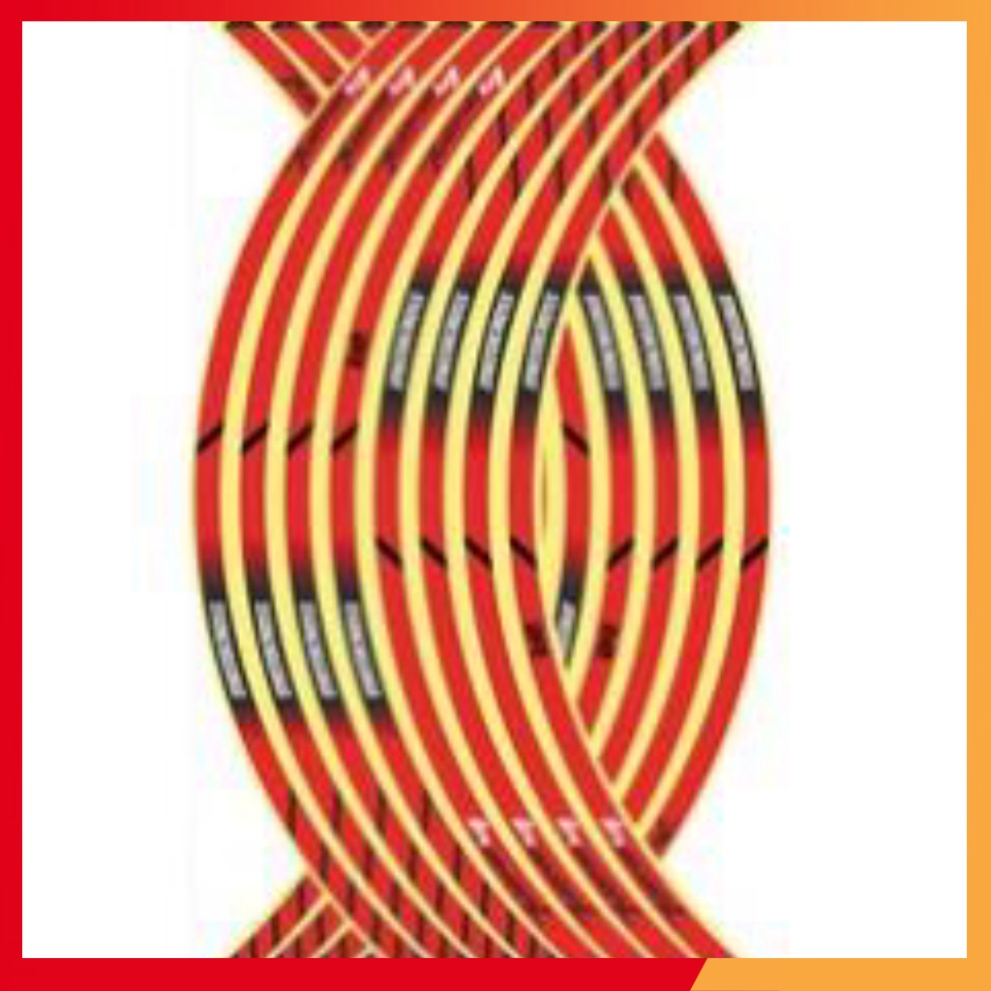 Tem Chỉ Phản Quang cho mâm xe  kiêu motor sport, performance,yamaha