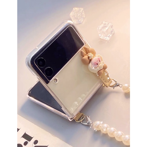 Ốp điện thoại Zflip 3 có dây như chiếc túi nhỏ tiểu thư xinh xắn