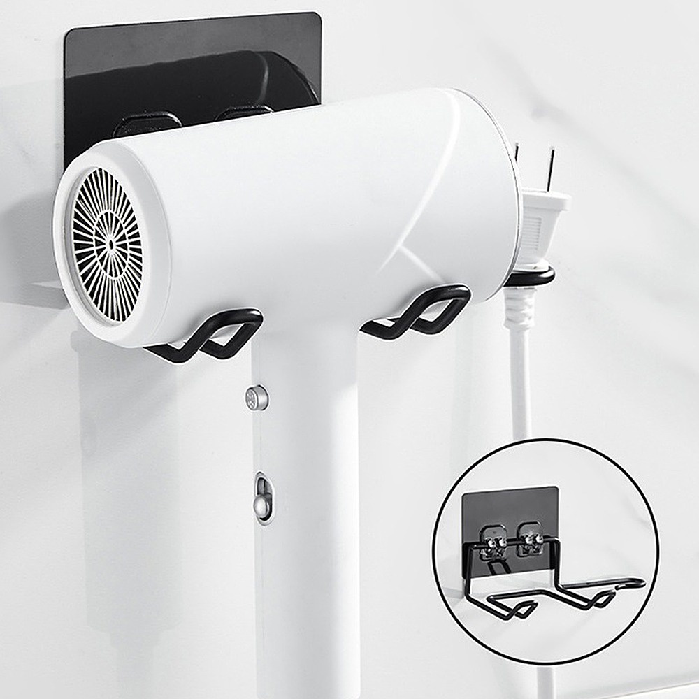 Giá Treo Máy Sấy Tóc Gắn Tường Bằng Thép Không Gỉ Tiện Dụng Cho Nhà Tắm