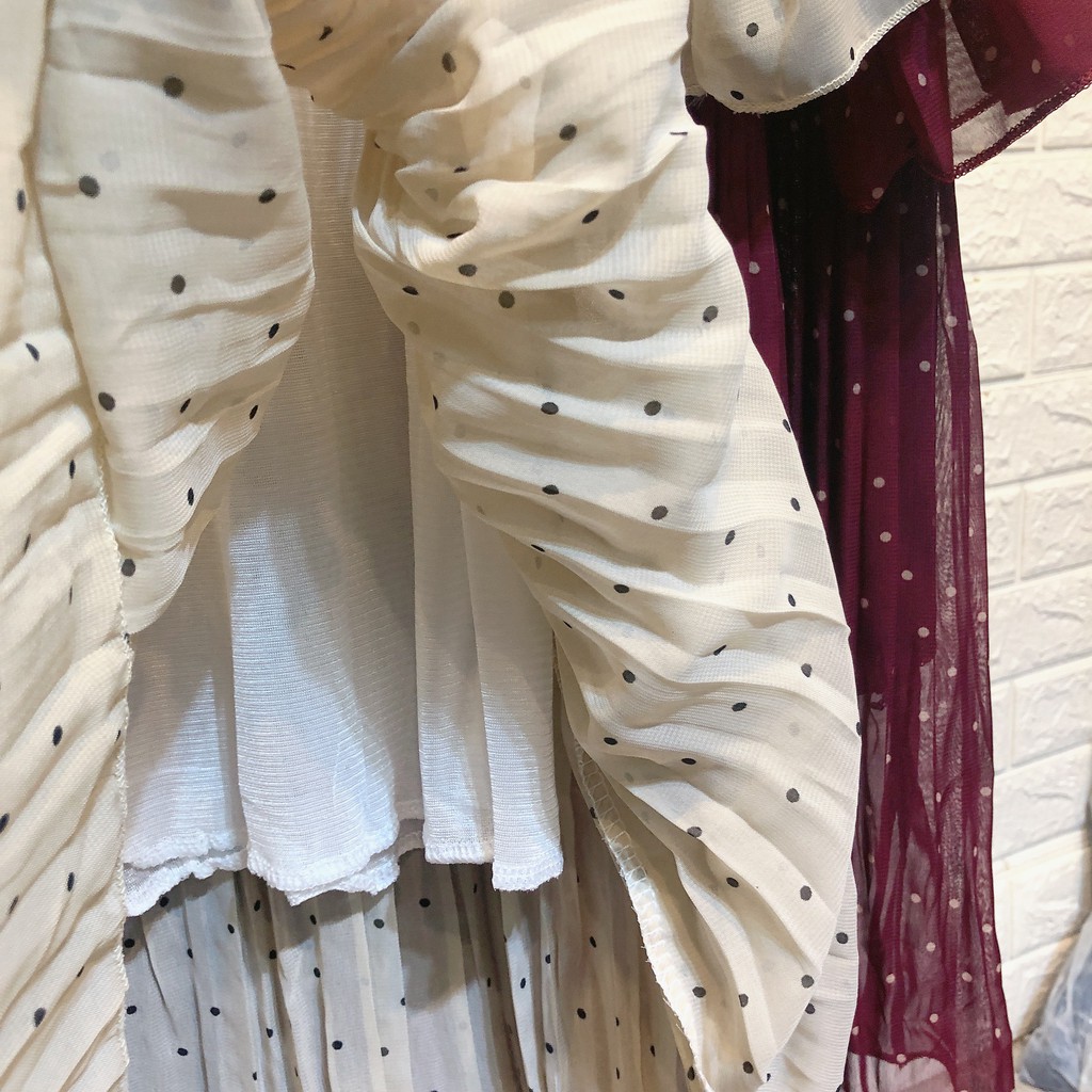 Nhập WAPCK12 giảm 30k đơn từ 150k - Đầm chấm bi kèm dây xinh xắn | BigBuy360 - bigbuy360.vn