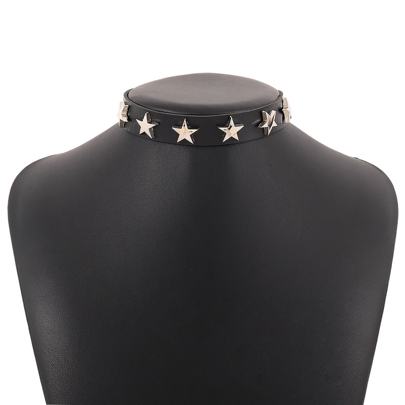 Vòng Cổ Choker Màu Đen Phong Cách Gothic Thời Trang