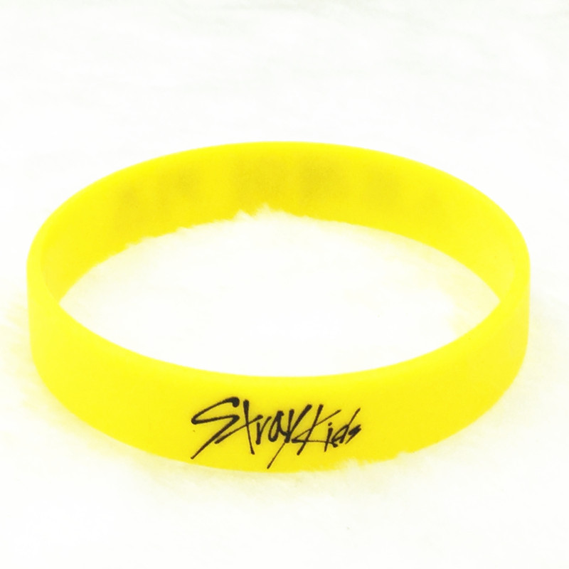 Stray Kids Vòng đeo tay Silicone Vòng đeo tay Album mới Straykids Charms Unisex Vòng đeo tay Vòng đeo tay Silicone