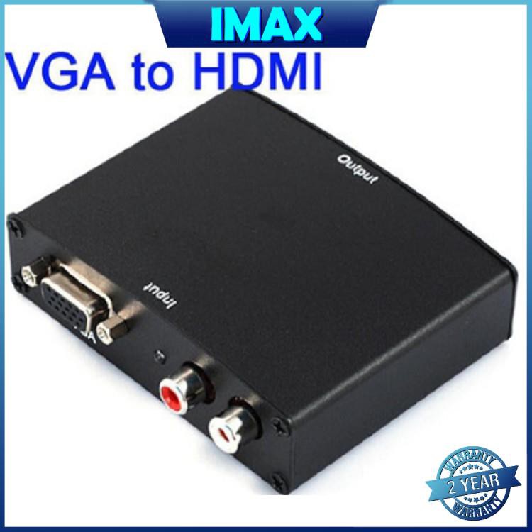 Bộ chuyển đổi tín hiệu từ VGA to HDMI vỏ sắt