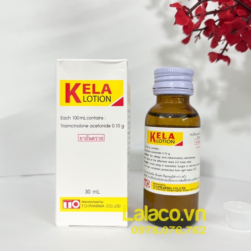 KELA LOTION Dành cho da Viêm Lỗ Chân Lông 30ml - Hàng Thái