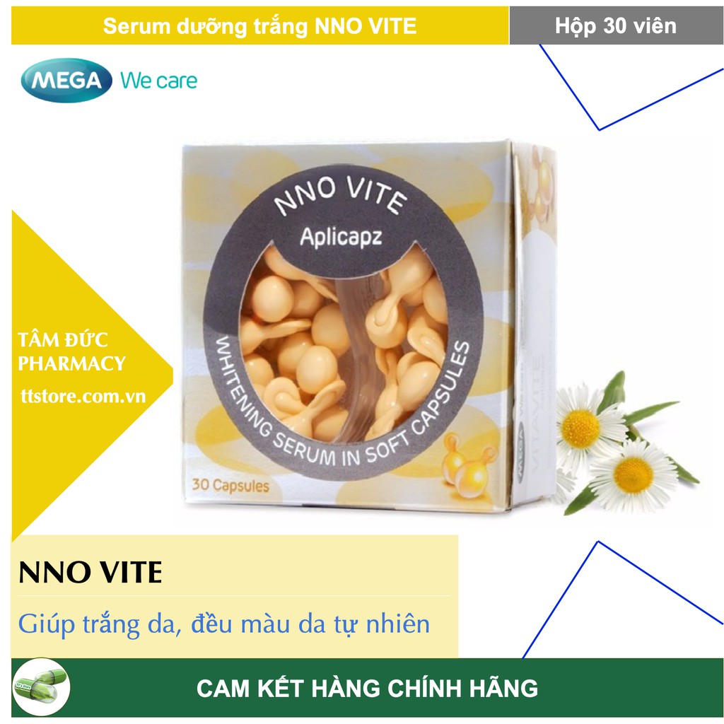 🌟[Chính Hãng] VIÊN VITAMIN NNO VITE 30v  - Da trắng và sáng màu, dưỡng sâu bên trong