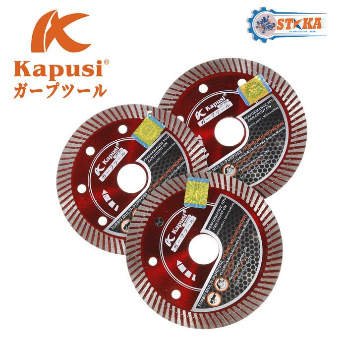 Đá Cắt Sắt, Thép, Inox, Gạch Men Kapusi Nhật Bản - Lưỡi Cắt Đa Năng Tiêu Chuẩn Nhật K-8882