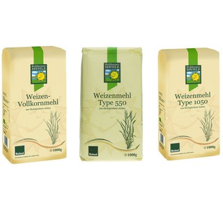 Bột lúa mì weizen nguyên cám hữu cơ 1kg - Bohsener