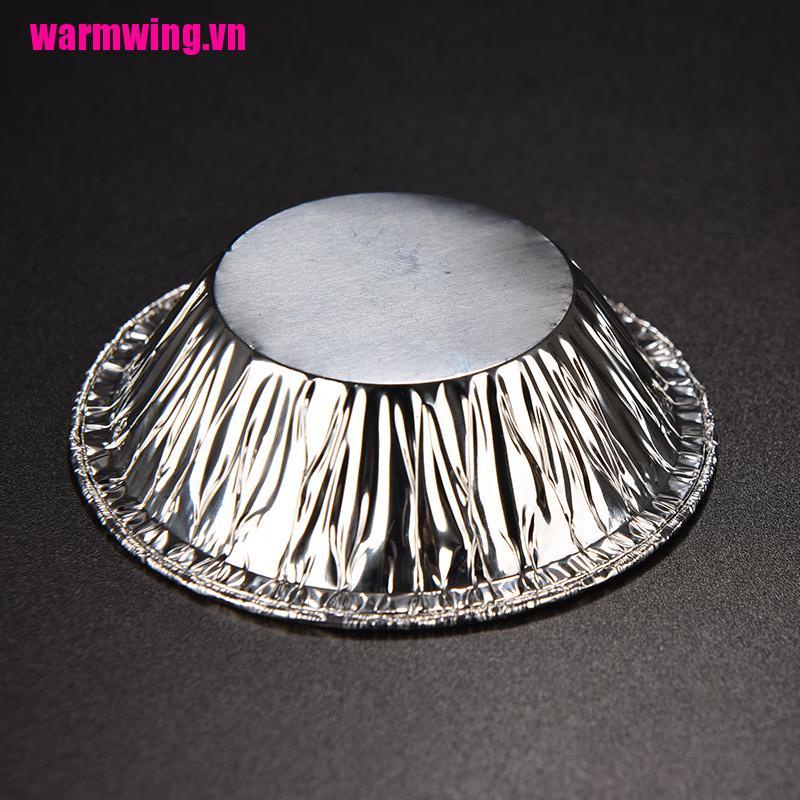 Set 50 Khuôn Giấy Nhôm Làm Bánh Tart Trứng Dùng Một Lần Tiện Dụng
