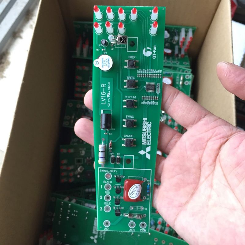 MẠCH QUẠT + ĐIỀU KHIỂN QUẠT MITSUBISHI LV16-R