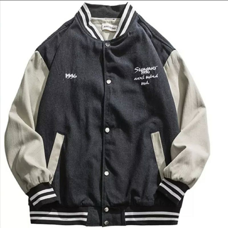 Áo bomber/ Áo khoác bóng chày 199x hàn quốc PM