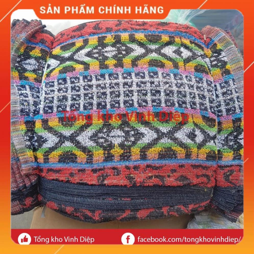 01 chiếc khăn mặt, khăn lau đa dụng họa tiết thổ cẩm khổ to 35x38cm - Hàng đẹp
