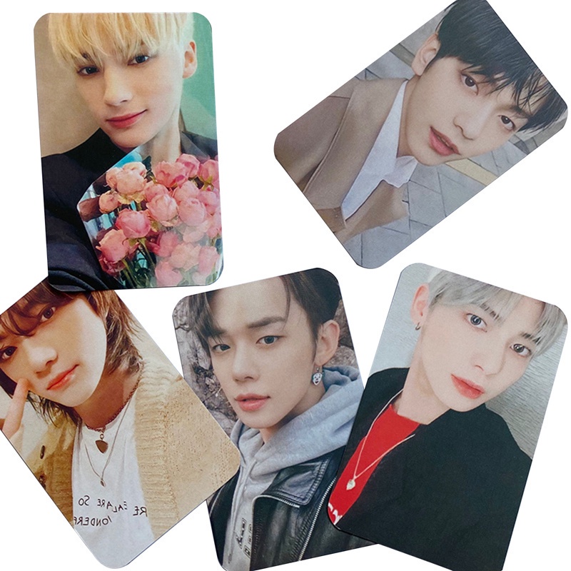 flowersqueen Thẻ ảnh lomo sưu tầm in hình nhóm nhạc Kpop TXT The Chaos Chapter: FREEZE