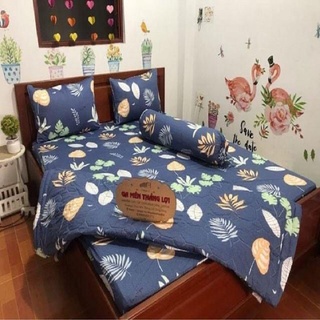 Bộ chăn drap cotton 5 món TL chính hãng