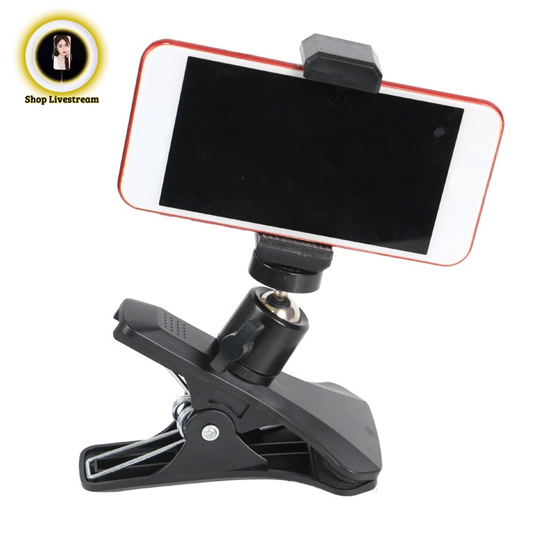 Kẹp livestream đa năng kẹp điện thoại hoặc ipad máy tính bảng hỗ trợ quay video tiktok bán hàng