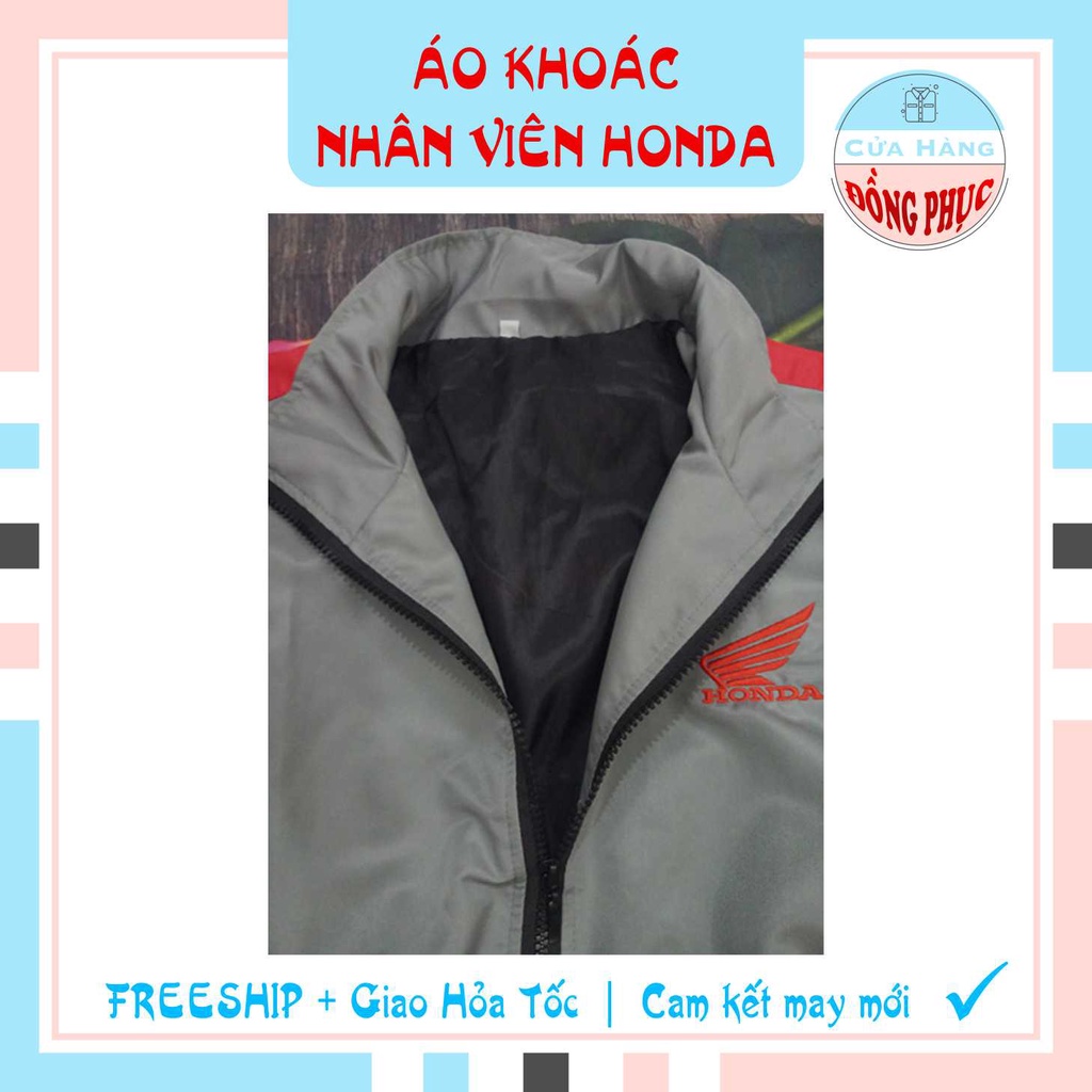 ÁO KHOÁC NHÂN VIÊN BÁN HÀNG HONDA NAM, ÁO KHOÁC HONDA, MẪU ĐÚNG CHUẨN CỦA HEAD, giá sỉ