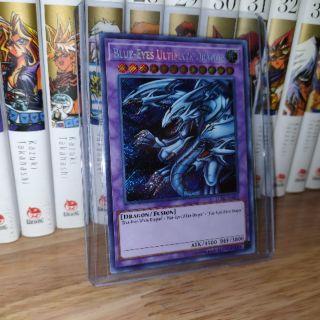 Thẻ bài yugioh chính hãng Blue-Eyes Ultimate Dragon – Secret Rare
