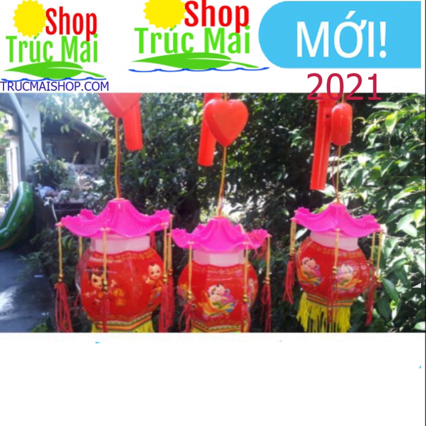 Combo 10 Đèn lồng trung thu mái đình truyền thống nhạc Việt rước đèn tháng 8 Cho Khách Sỉ về bán NPP Phùng Trúc Mai
